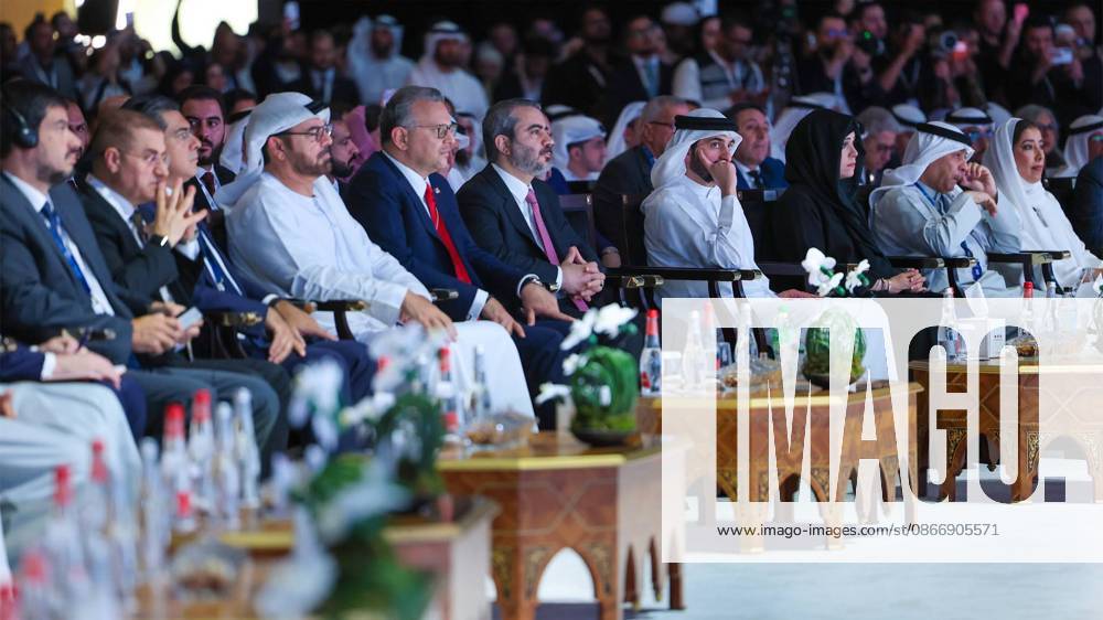 Syrian President Ahmed al-Sharaa Addresses Arab Media Summit in Dubai Syrian President Ahmed al-Sharaa speaks as a keynote participant during the opening of the 24th Arab Media Summit 2026 in Dubai, United Arab Emirates, on September 15, 2026. Al-Sharaa took part in a dialogue session titled Syria of the Future. . Photo by Syrian Presidency apaimages Syria Syria Syrian Arab Republic 150926_UAE_SPO_00(7)