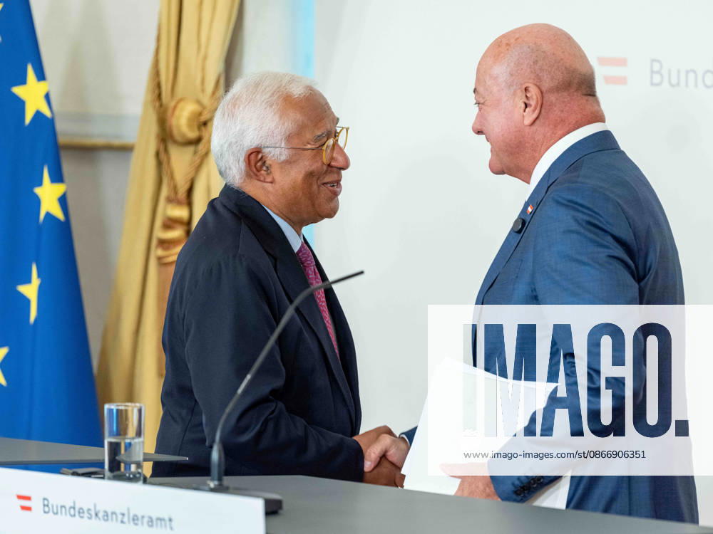 Working visit to the capitals—President Antonio Costa of the European Council and Federal Chancellor Christian Stocker of the ÖVP—on September 15, 2026, during the working visit as part of the EU Council President’s Tour of the Capitals at the Federal Chancellery in Vienna, Vienna, Austria