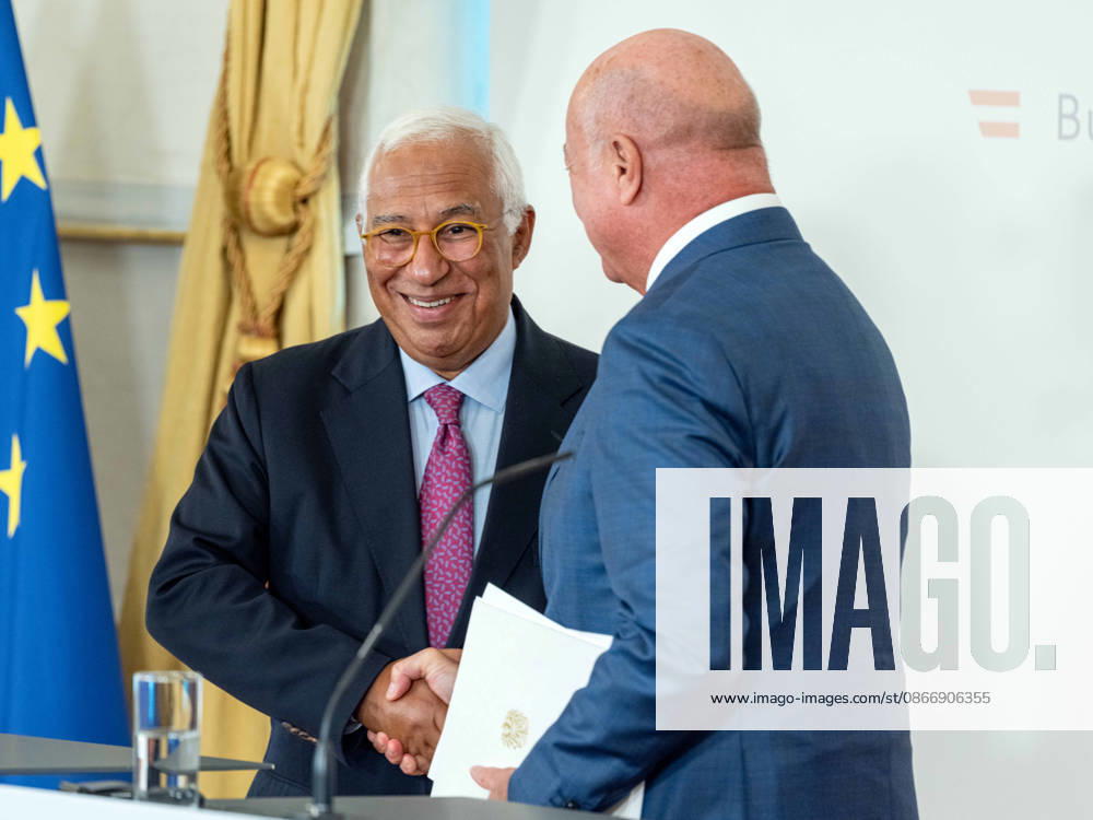 Working visit to the capitals—President Antonio Costa of the European Council and Federal Chancellor Christian Stocker of the ÖVP—on September 15, 2026, during the working visit as part of the EU Council President’s Tour of the Capitals at the Federal Chancellery in Vienna, Vienna, Austria