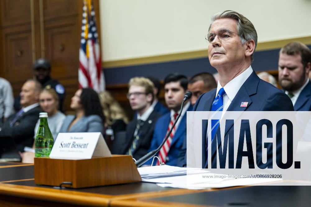 Secretary of the Treasury Scott Bessent looks on during a House Financial Services Committee hearing at the U.S. Capitol in Washington, DC on Tuesday, September 15, 2026. WAP20260915325 BONNIExCASH
