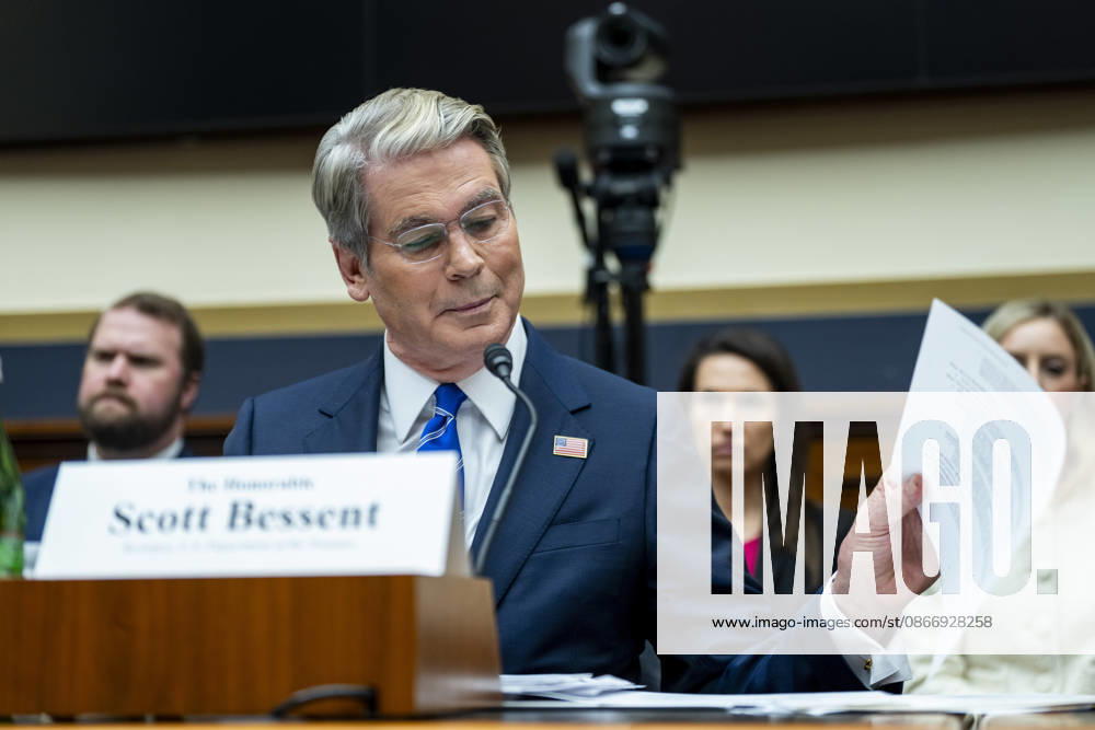Secretary of the Treasury Scott Bessent looks on during a House Financial Services Committee hearing at the U.S. Capitol in Washington, DC on Tuesday, September 15, 2026. WAP20260915331 BONNIExCASH