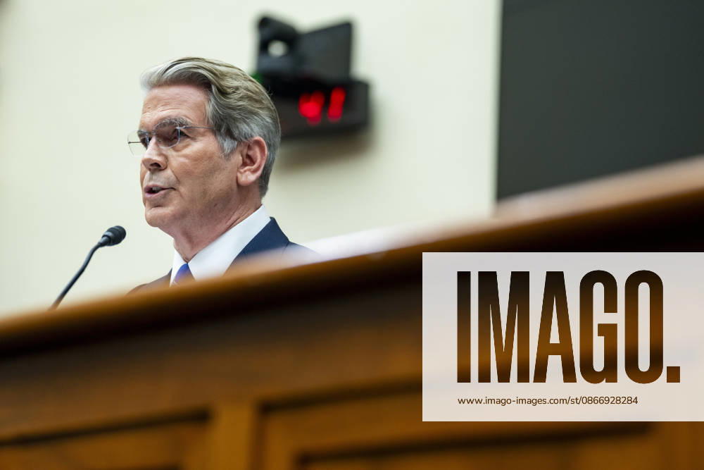 Secretary of the Treasury Scott Bessent speaks during a House Financial Services Committee hearing at the U.S. Capitol in Washington, DC on Tuesday, September 15, 2026. WAP20260915333 BONNIExCASH