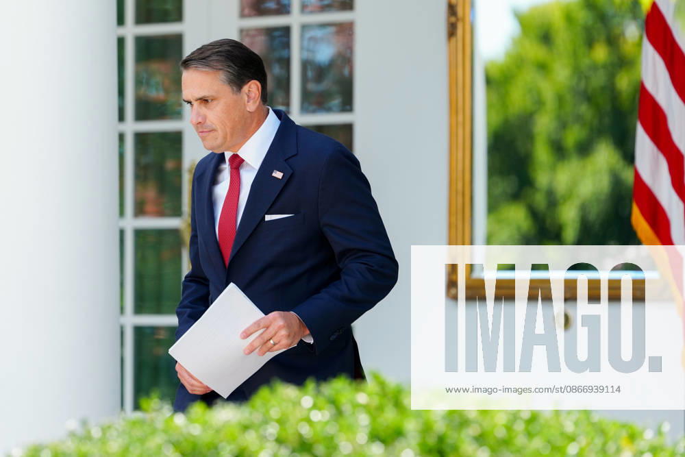 US Attorney General Todd Blanche arrives for a news conference in the Rose Garden of the White House in Washington, DC, on Tuesday, September 15, 2026. Blanche on Tuesday said he prefers a restrained approach to taking enforcement action against artificial intelligence companies and executives amid a rising debate over the risks of the cutting-edge technology. WASP2026091505 AaronxSchwartz