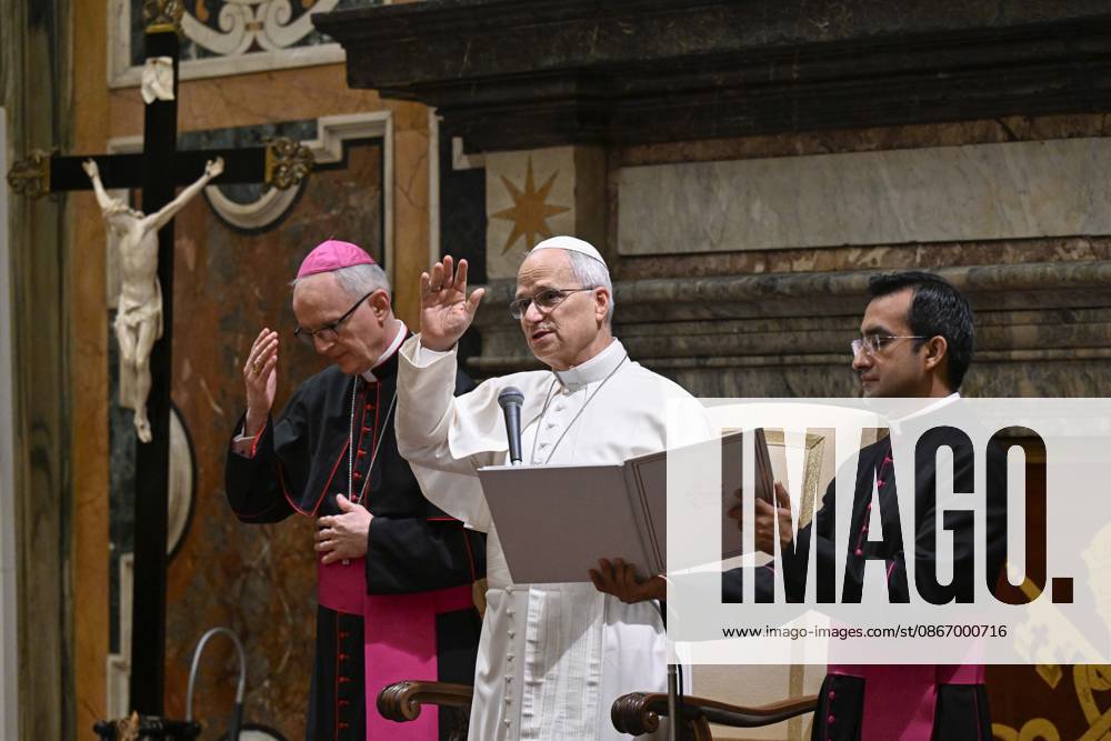 PRIVATE AUDIENCE_PAPA_2026 Italy,Rome, Vatican, 2026 9 16 Pope Leo XIV receives in a private audience participants in the academic conference organized by the Congregation for the Causes of Saints at the Vatican . - NO BOOKS