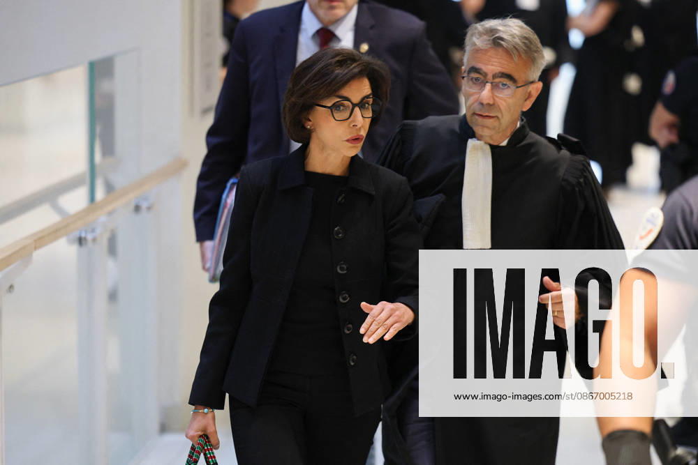 Rachida Dati and Carlos Ghosn Trial - Paris Mayor of the 7th district of Paris and Former French Minister Rachida Dati and his lawyer Antoine Beauquier pictured on the first day of corruption and influence trial in Paris, France on September 16 2026. Rachida Dati is accused of corruption and influence peddling over Ä900,000 she received in consultancy fees from a company linked to Renault-Nissan while serving as an MEP. Photo by Raphaël Lafargue ABACAPRESS.COM Paris France