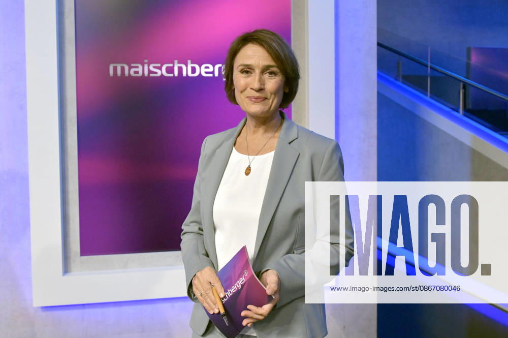 Sandra Maischberger on the ARD talk show *maischberger* in the studio in Berlin-Adlershof, Berlin, September 16, 2026 Foto:xM.xBehrensx xFuturexImagex maischberger1609_6938
