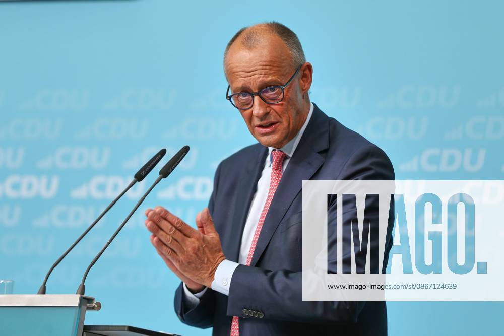 Konrad Adenauer House CDU’s Final Push in the Election Campaign Federal Chancellor Friedrich Merz CDU