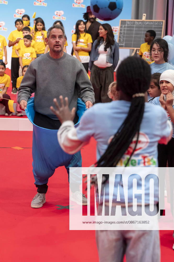 ABB Children s Day: Moritz Bleibtreu Catches a Ball and Wears Big Pants at the Children s Day Event at the Atelier Gardens in Berlin on September 17, 2026