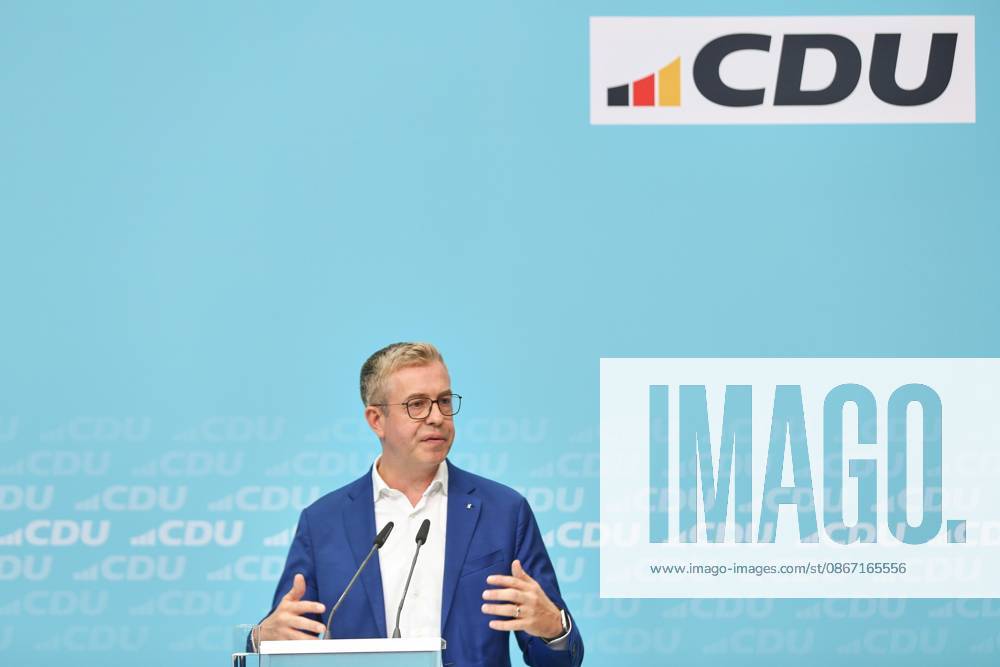 Konrad Adenauer House CDU’s Final Push in the Election Campaign CDU’s Top Candidate for Berlin, Stefan Evers