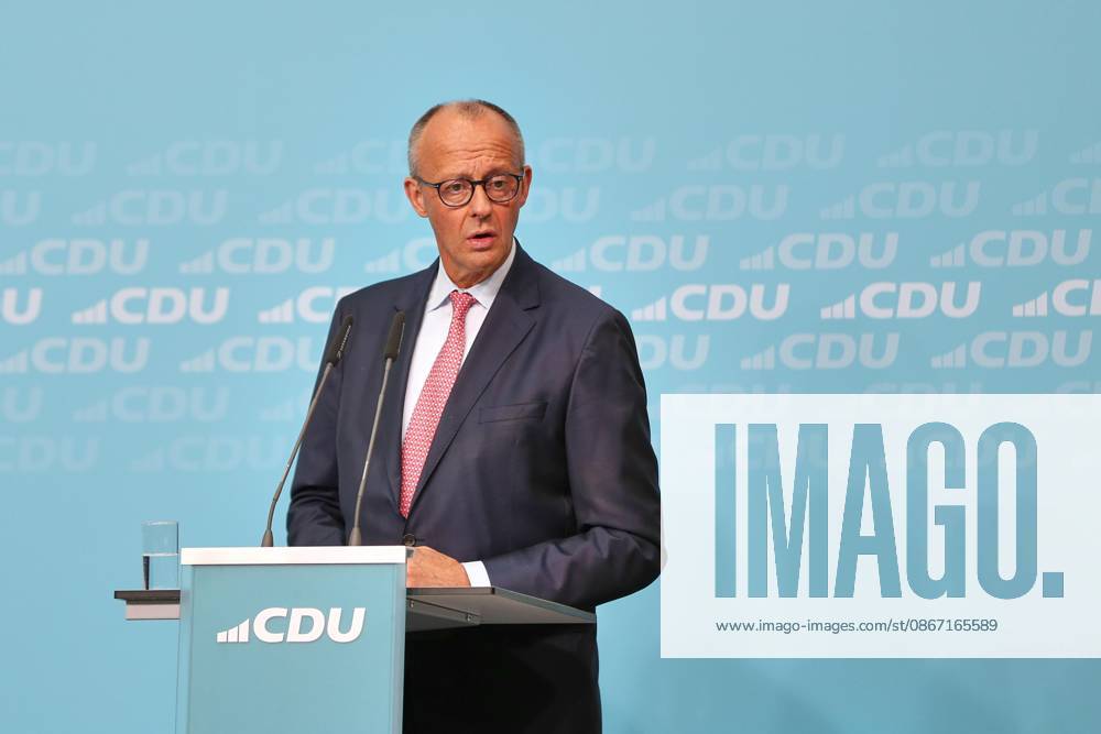 Konrad Adenauer House CDU Election Campaign Final Push Federal Chancellor Friedrich Merz CDU