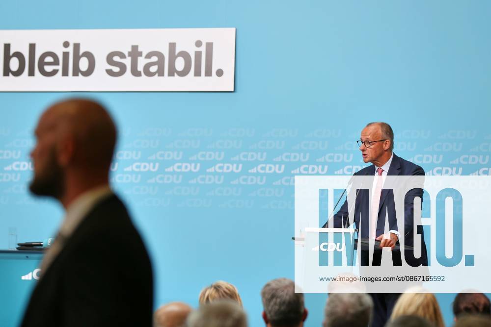 Konrad Adenauer House CDU Election Campaign Final Push Federal Chancellor Friedrich Merz CDU