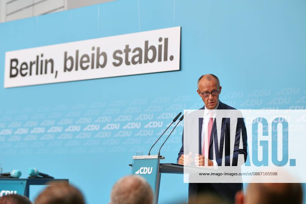 Konrad Adenauer House CDU Election Campaign Final Push Federal Chancellor Friedrich Merz CDU