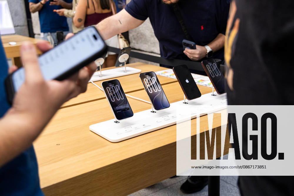 Apple Launches Its New Products Several people check out the new iPhone models at the Apple Store in Puerta del Sol on September 18, 2026, in Madrid, Spain. Apple is unveiling its new line of smartphones today iPhone 18, Apple Watch Series 12, Apple Watch Ultra 4, and AirPods. Apple is also releasing its first foldable iPhone, the iPhone Duo. SEPTEMBER 18, 2026 Carlos Lujá Madrid, Spain