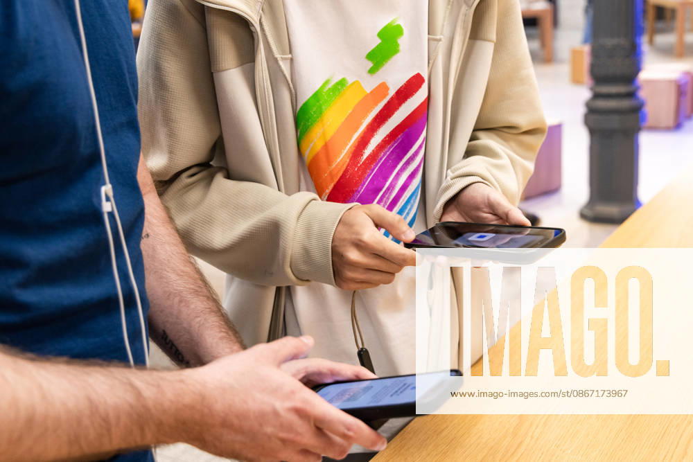 Apple Launches Its New Products Several people view the new iPhone models at the Apple Store in Puerta del Sol on September 18, 2026, in Madrid, Spain. Apple is unveiling its new line of smartphones today iPhone 18, Apple Watch Series 12, Apple Watch Ultra 4, and AirPods. Apple is also releasing its first foldable iPhone, the iPhone Duo. SEPTEMBER 18, 2026 Carlos Lujá Madrid, Spain