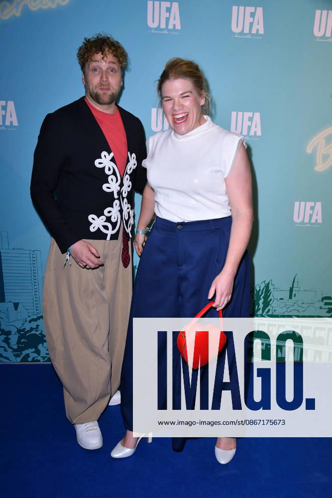 Knud Riepen and Gisa Flake at the UFA Back reception at BE YOND OFFICE in Berlin on September 17, 2026