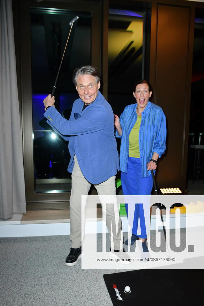 Wolfgang Bahro and Ulrike Frank at the UFA Back reception at BE YOND OFFICE in Berlin on September 17, 2026