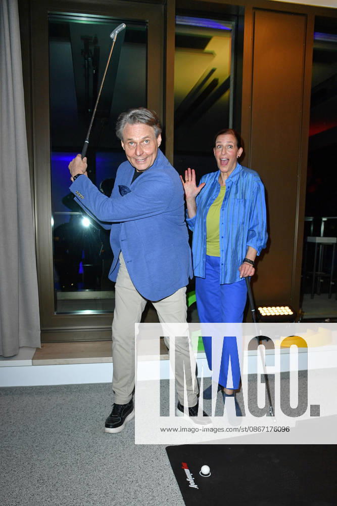 Wolfgang Bahro and Ulrike Frank at the UFA Back reception at BE YOND OFFICE in Berlin on September 17, 2026