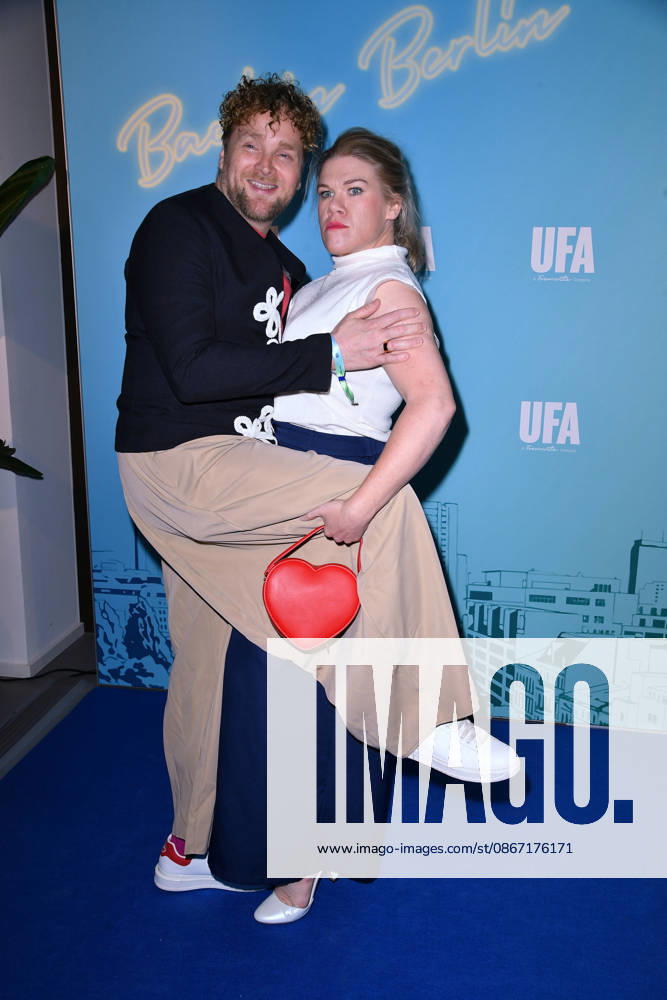 Knud Riepen and Gisa Flake at the UFA Back reception at the BE YOND OFFICE in Berlin on September 17, 2026