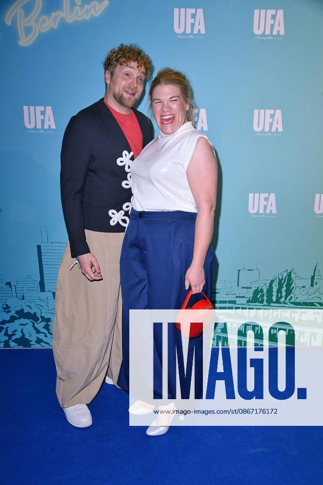 Knud Riepen and Gisa Flake at the UFA Back reception at the BE YOND OFFICE in Berlin on September 17, 2026