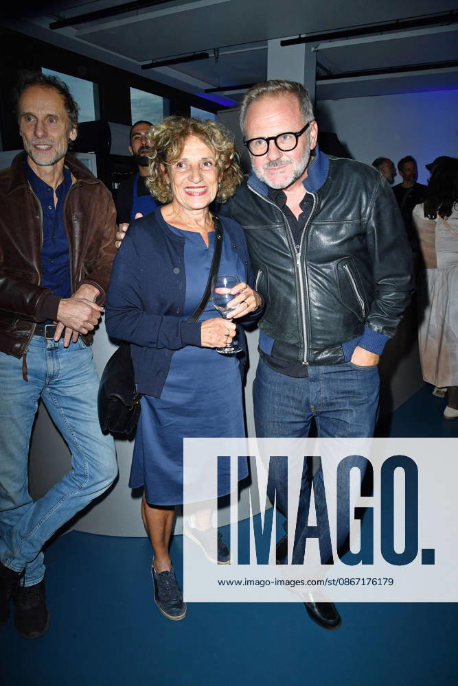 Adriana Altaras and Samuel Finzi at the UFA Back reception at BE YOND OFFICE in Berlin on September 17, 2026