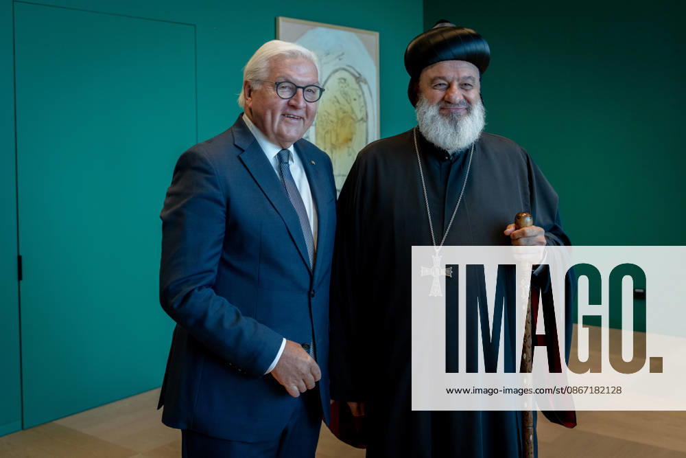 Ignatius Aphrem II, Patriarch of the Syriac Orthodox Church, Federal President Frank-Walter Steinmeier, Berlin, Official Residence at Spreebogen, Federal President Frank-Walter Steinmeier, Ignatius Aphrem II, Patriarch of the Syriac Orthodox Church of Antioch, Berlin, Berlin, GER