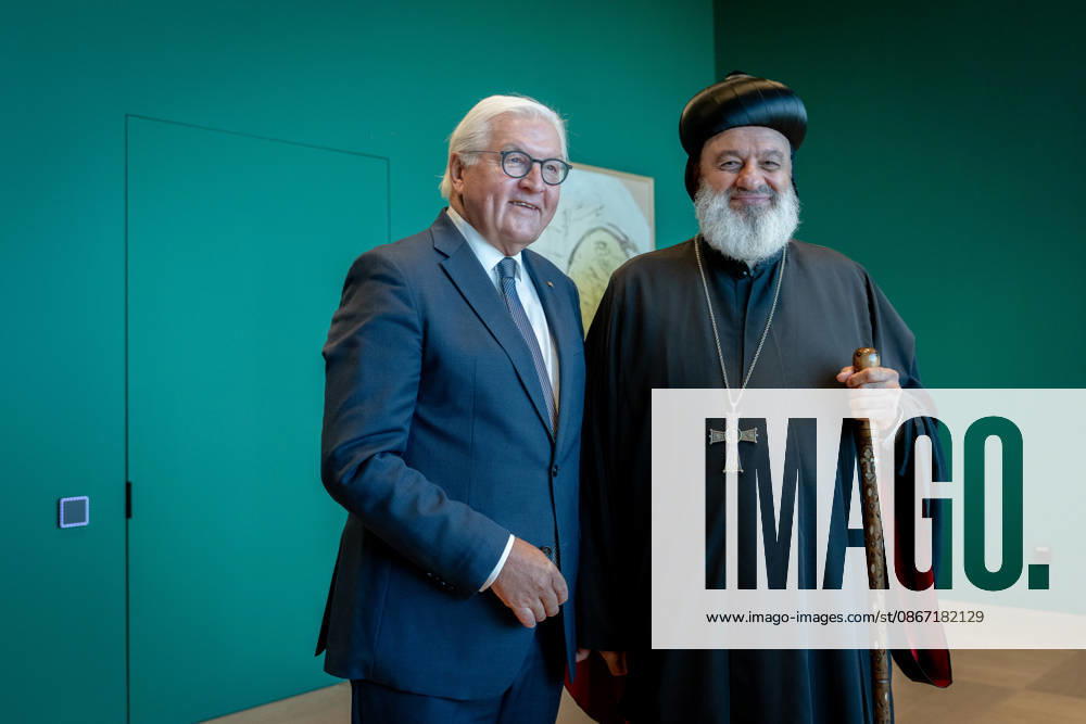 Ignatius Aphrem II, Patriarch of the Syriac Orthodox Church, Federal President Frank-Walter Steinmeier, Berlin, Official Residence at Spreebogen, Federal President Frank-Walter Steinmeier, Ignatius Aphrem II, Patriarch of the Syriac Orthodox Church of Antioch, Berlin, Berlin, GER