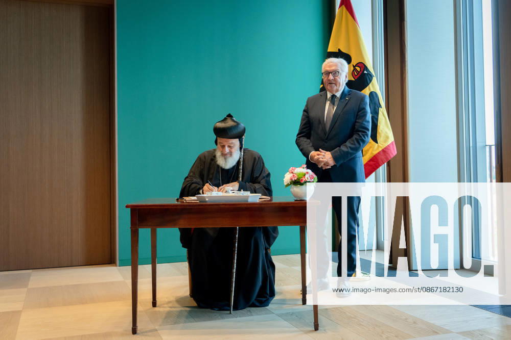 Ignatius Aphrem II, Patriarch of the Syriac Orthodox Church, Federal President Frank-Walter Steinmeier, Berlin, Official Residence at Spreebogen, Federal President Frank-Walter Steinmeier, Ignatius Aphrem II, Patriarch of the Syriac Orthodox Church of Antioch, Berlin, Berlin, GER