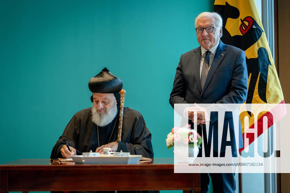 Ignatius Aphrem II, Patriarch of the Syriac Orthodox Church, Federal President Frank-Walter Steinmeier, Berlin, Official Residence at Spreebogen, Federal President Frank-Walter Steinmeier, Ignatius Aphrem II, Patriarch of the Syriac Orthodox Church of Antioch, Berlin, Berlin, GER