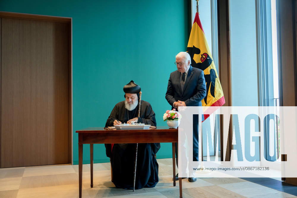 Ignatius Aphrem II, Patriarch of the Syriac Orthodox Church, Federal President Frank-Walter Steinmeier, Berlin, Official Residence at Spreebogen, Federal President Frank-Walter Steinmeier, Ignatius Aphrem II, Patriarch of the Syriac Orthodox Church of Antioch, Berlin, Berlin, GER