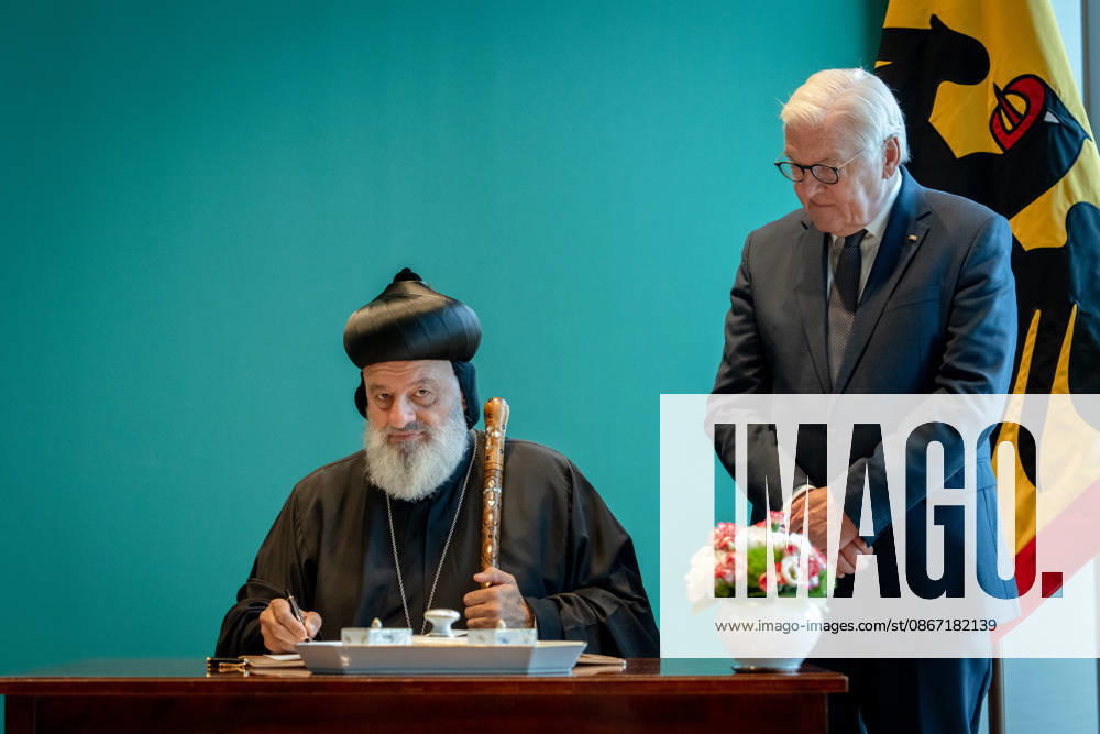 Ignatius Aphrem II, Patriarch of the Syriac Orthodox Church, Federal President Frank-Walter Steinmeier, Berlin, Official Residence at Spreebogen, Federal President Frank-Walter Steinmeier, Ignatius Aphrem II, Patriarch of the Syriac Orthodox Church of Antioch, Berlin, Berlin, GER