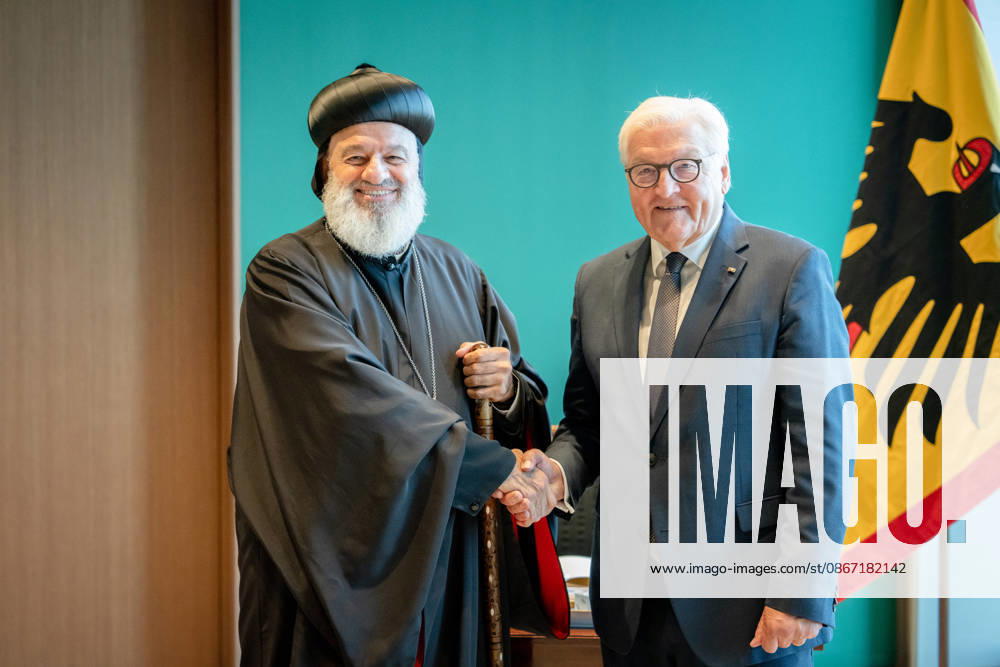 Ignatius Aphrem II, Patriarch of the Syriac Orthodox Church, Federal President Frank-Walter Steinmeier, Berlin, Official Residence at Spreebogen, Federal President Frank-Walter Steinmeier, Ignatius Aphrem II, Patriarch of the Syriac Orthodox Church of Antioch, Berlin, Berlin, GER
