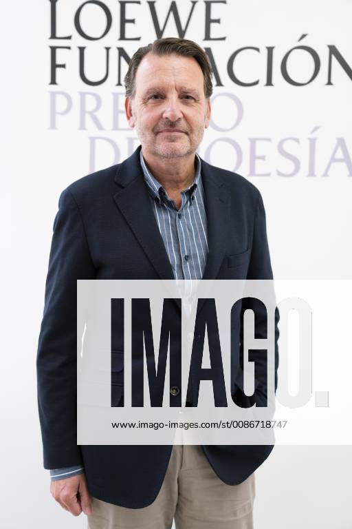 Madrid, Spain - the poet Basilio Sanchez winner of the XXXI edition of Poetry Prize LOEWE in madrid Spain. November 13, 2018 Madrid Spain - ZUMAn230 20181113_zaa_n230_180