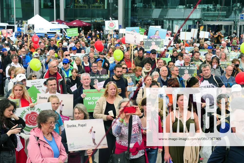 March for Life demonstration against abortion at Berlin Central Station