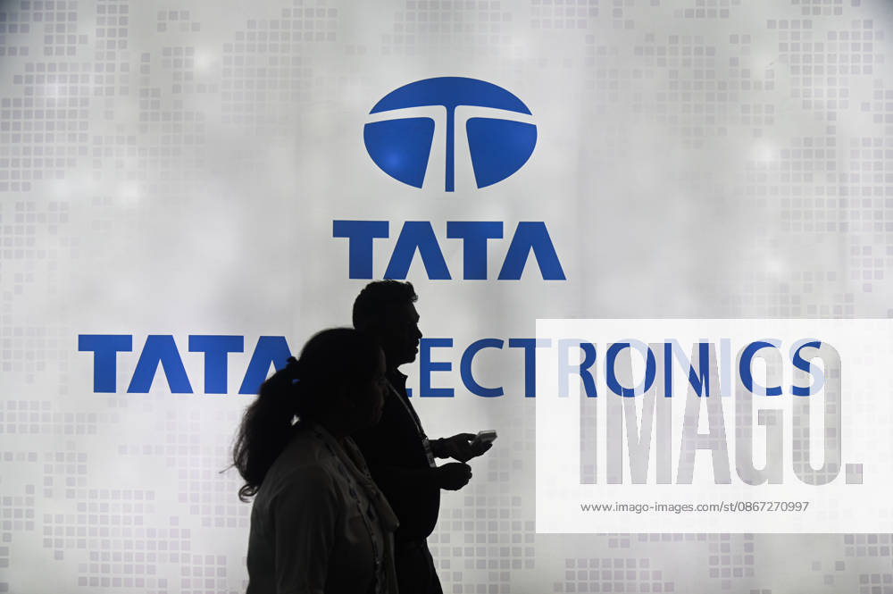 People pass by Tata Electronics kiosk at the Semicon India Expo 2026 in New Delhi, India on September 19, 2026. New Delhi India - ZUMAj168 20260919_zip_j168_006