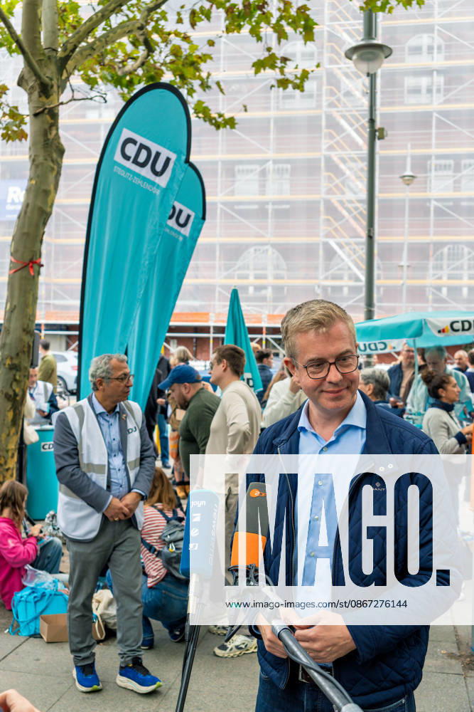 Berlin, September 19, 2026: The Berlin CDU s campaign wrap-up event with Stefan Evers ahead of the upcoming House of Representatives election on September 20, 2026, at Hermann Ehlers Platz