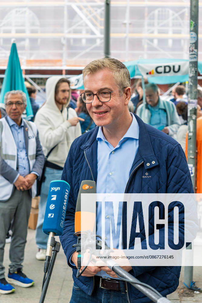 Berlin, September 19, 2026: The Berlin CDU s campaign wrap-up event with Stefan Evers ahead of the upcoming House of Representatives election on September 20, 2026, at Hermann Ehlers Platz