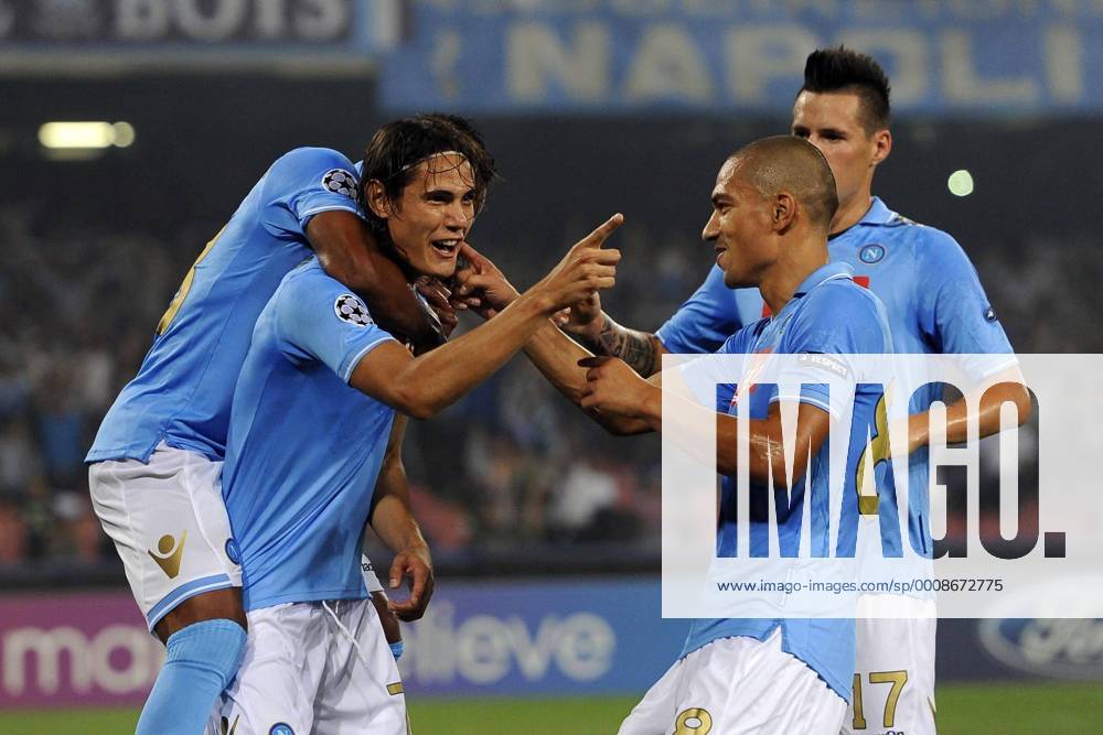 Champions League, SSC Napoli - Villarreal CF, Edinson Cavani