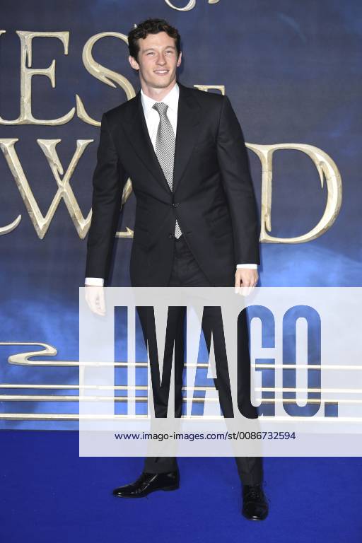 Callum Turner at the premiere of the movie Fantastic Beasts The Crimes of Grindelwald Phantastic Animal Beings Grindelwalds Verbrechen im Cineworld Leicester Square London 13 11 2018 Callum Turner Foto:xS.xFuturexImage