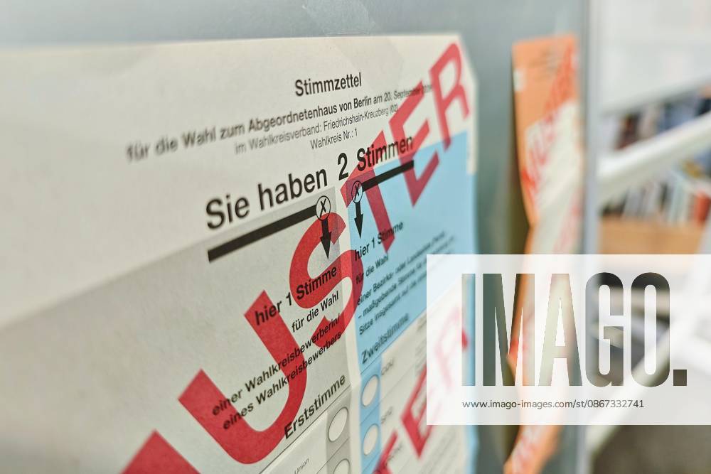 2026 House of Representatives election in the capital Sample ballot at a Berlin polling place for the House of Representatives election