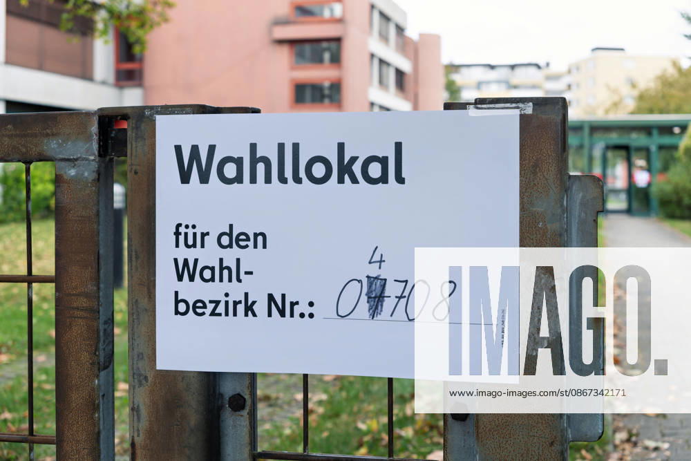 Berlin, September 20, 2026, Today, Sunday, elections will be held for the 20th Berlin House of Representatives and the district councils. Polling places for electoral district 04708, Institute for Dentistry, Oral and Maxillofacial Medicine, constituency 79, Berlin Charlottenburg Wilmersdorf