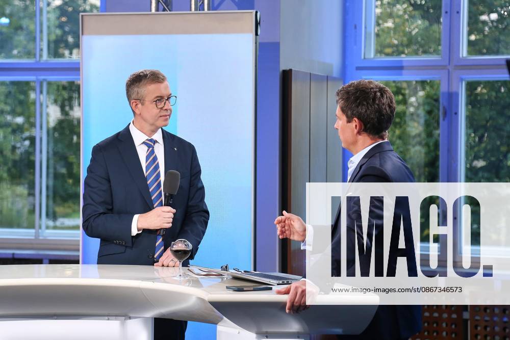 Berlin House of Representatives 2026 Election Stefan Evers at the ARD Election Studio