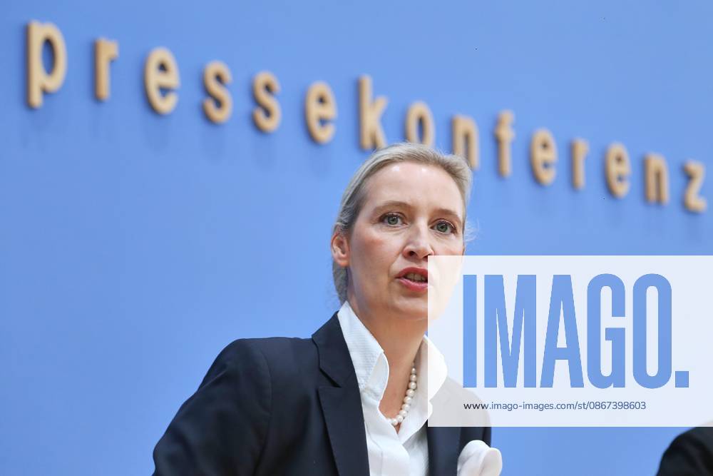 Federal Press Conference: AfD—Impact of the State Elections in Berlin and Mecklenburg-Western Pomerania on Federal Politics—Alice Weidel, AfD