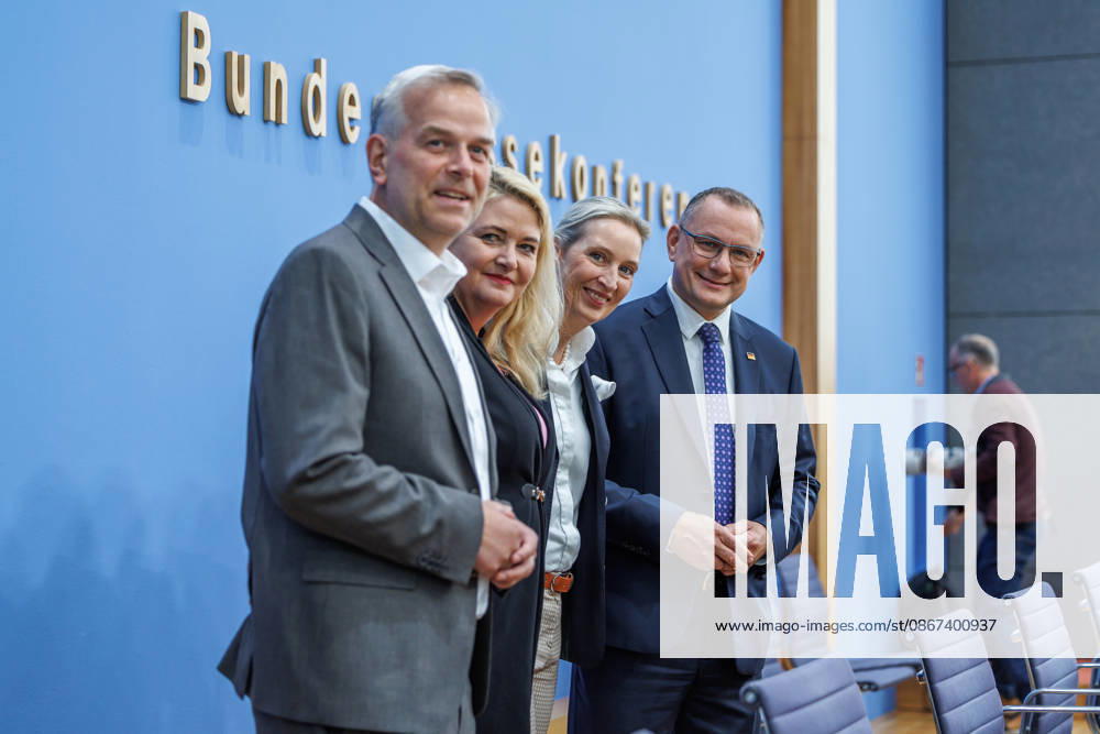 Impact of the State Elections in Berlin Alice Weidel, Federal Spokesperson for the AfD and Co-Chair of the AfD parliamentary group in the German Bundestag Tino Chrupalla, Federal