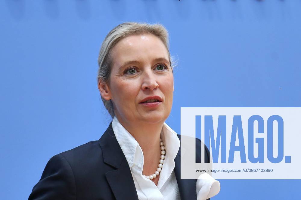 Federal Press Conference: AfD—Impact of the State Elections in Berlin and Mecklenburg-Western Pomerania on Federal Politics; AfD Chairwoman Alice Weidel
