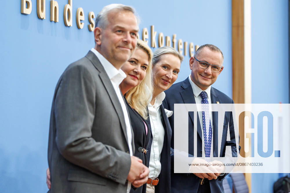 Impact of the State Elections in Berlin Alice Weidel, National Spokesperson for the AfD and Co-Chair of the AfD Parliamentary Group in the German Bundestag Tino Chrupalla, Nationa