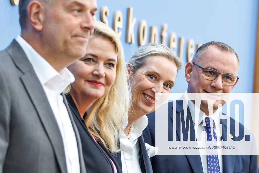 Impact of the State Elections in Berlin Alice Weidel, National Spokesperson for the AfD and Co-Chair of the AfD Parliamentary Group in the German Bundestag Tino Chrupalla, Nationa