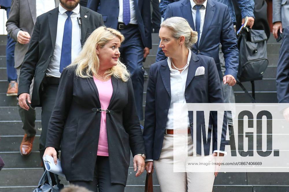 Federal Press Conference: AfD—Impact of the State Elections in Berlin and Mecklenburg-Western Pomerania on Federal Politics Kristin Brinker, AfD’s top candidate for Berlin, and AfD Chairwoman Alice Weidel