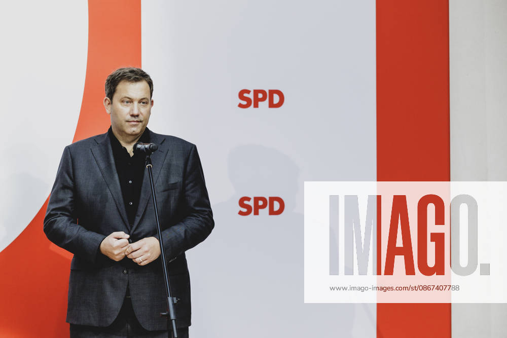 Lars Klingbeil, Federal Minister of Finance, photographed during a press conference in response to the state election in Mecklenburg-Western Pomerania and the Berlin House of Representatives election, September 21, 2026 While Die Linke won the election in Berlin with 25.7 percent, ahead o