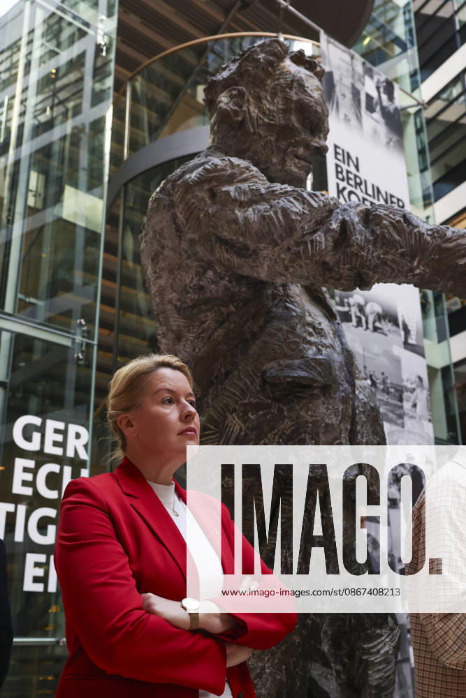 Franziska Giffey at the press conference following the state elections in Berlin and Mecklenburg-Western Pomerania at the Willy Brandt House on September 21, 2026; SPD leadership at the press conference following the state elections in Berlin