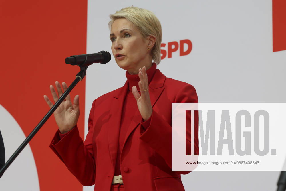 Manuela Schwesig at the press conference following the state elections in Berlin and Mecklenburg-Western Pomerania at the Willy Brandt House on September 21, 2026; SPD leadership at the press conference following the state elections in Berlin